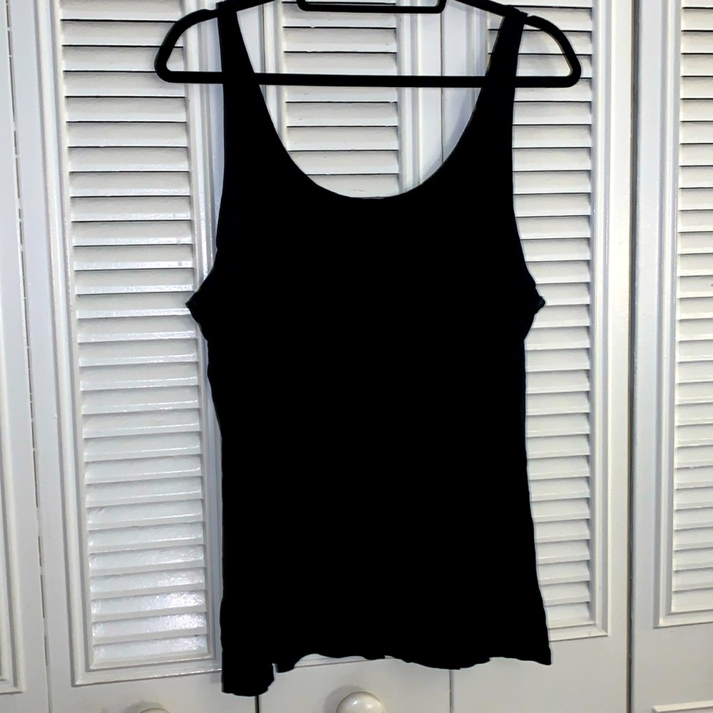 Old Navy Black Fitted Tank Top